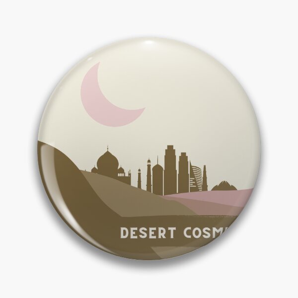 Item preview, Desert Cosmic Vibes Silhouette of City | Boho Crescent Moon designed and sold by MiaDelelai.