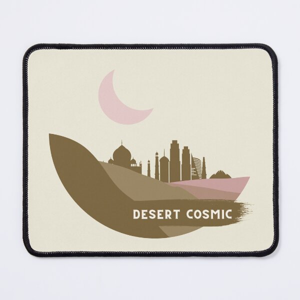 Item preview, Desert Cosmic Vibes Silhouette of City | Boho Crescent Moon designed and sold by MiaDelelai.
