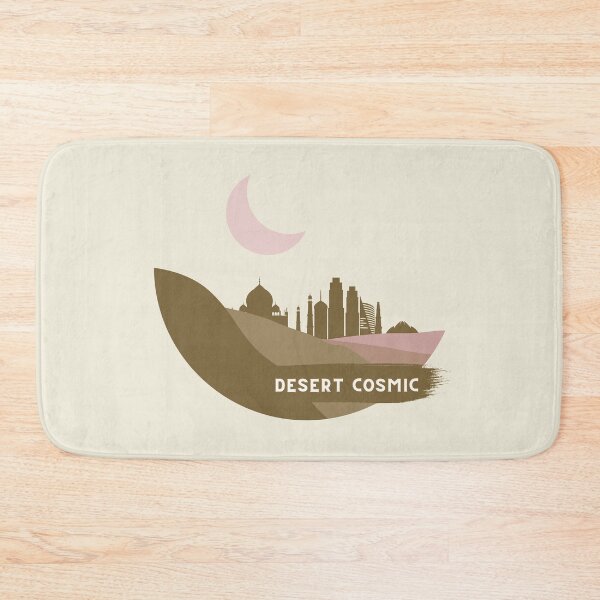 Item preview, Desert Cosmic Vibes Silhouette of City | Boho Crescent Moon designed and sold by MiaDelelai.