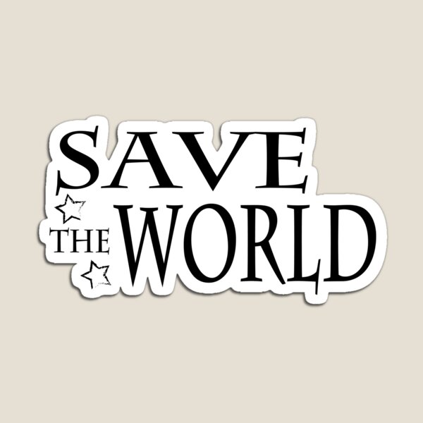 Item preview, SALVA EL MUNDO DISEÑO SIMPLE designed and sold by Z.K Studio.