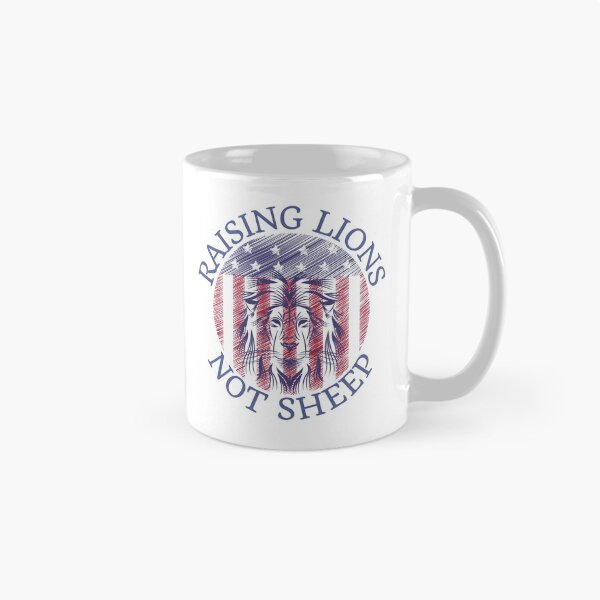 Item preview, Raising lions not sheep, American flag design designed and sold by Auntieck.