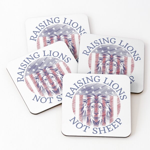 Item preview, Raising lions not sheep, American flag design designed and sold by Auntieck.