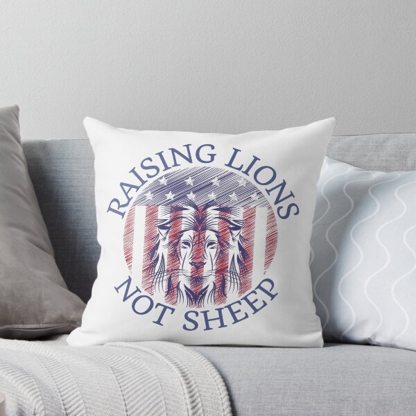 Item preview, Raising lions not sheep, American flag design designed and sold by Auntieck.