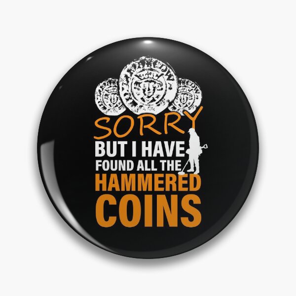 Item preview, Funny hammered coin, metal detecting rally designed and sold by DiggerGifts4U.