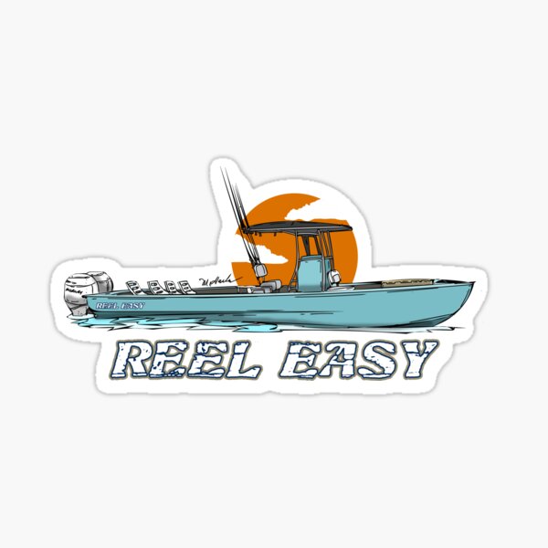 Sea Pro 24 bay boat Sticker for Sale by Michael Garber
