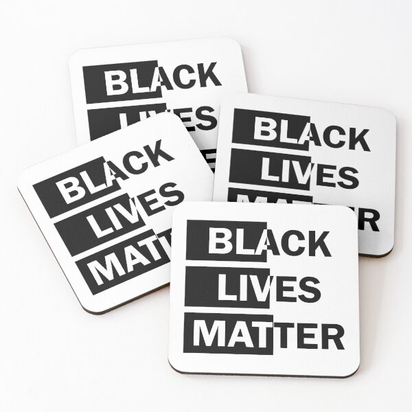 Item preview, Black Lives Matter Typography in white designed and sold by I'm  Redz.