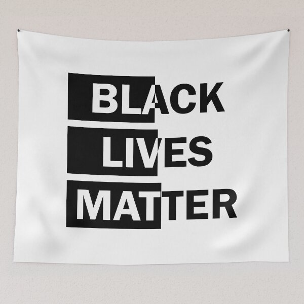 Item preview, Black Lives Matter Typography in white designed and sold by I'm  Redz.