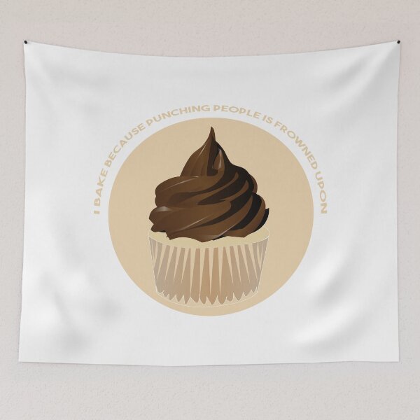 Item preview, I Bake Because Punching People Is Frowned Upon designed and sold by EunoiaDynasty.