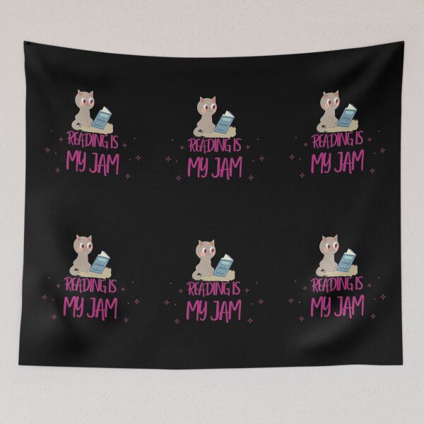 Item preview, Reading is My Jam Cat designed and sold by JABG-01.