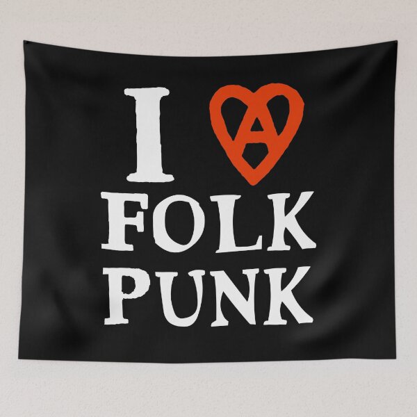 Item preview, I Love Folk Punk designed and sold by beardsmith.