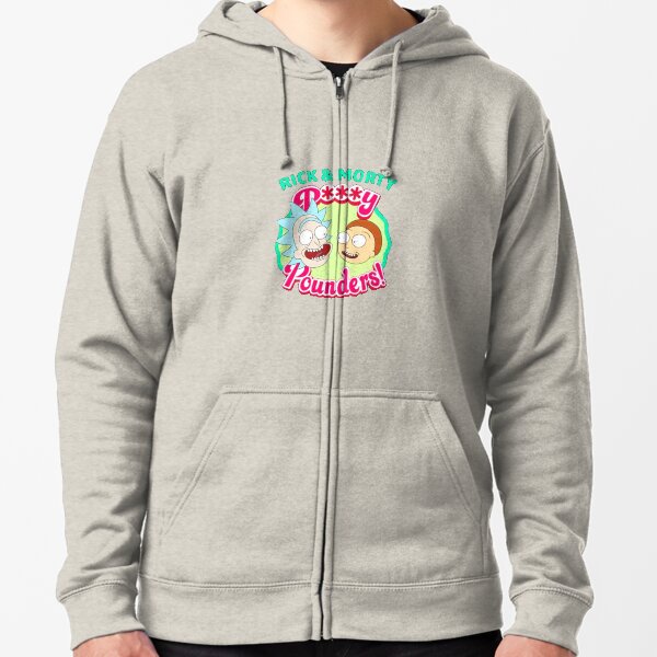 Pussy pounders Zipped Hoodie