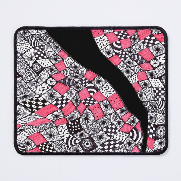 Item preview, BLACK AND WHITE PATTERN designed and sold by MandalaFlowerArt.