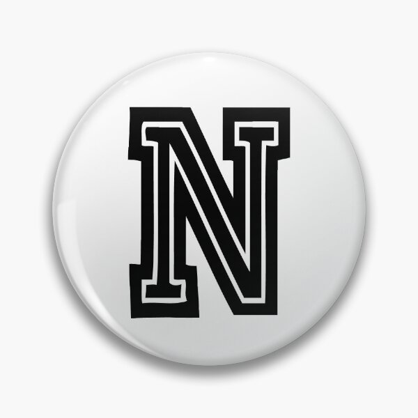 Item preview, Letter N college school university uni USA designed and sold by GeogDesigns.