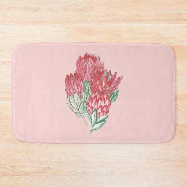 Item preview, Bunch of Flowers, Red, Green, Floral Pattern, Leaves, Petals, Hand made watercolour painting designed and sold by SemDesigns1.