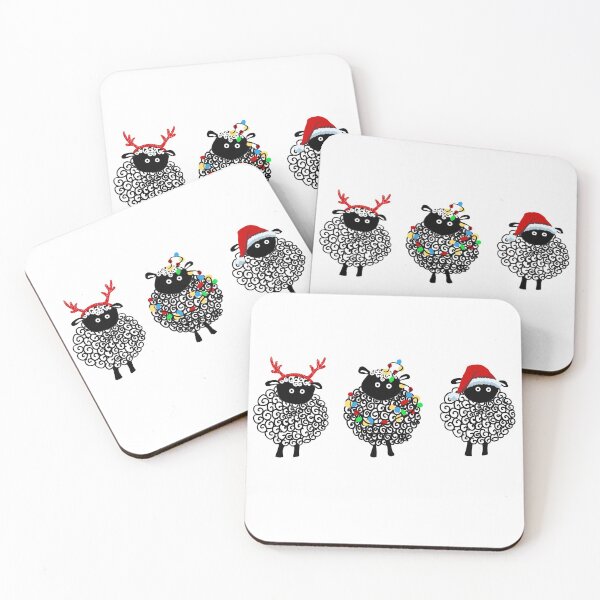 Item preview, Festive Christmas sheep  designed and sold by SaplingArt.