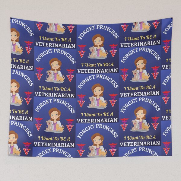 Item preview, Forget Princess I Want To Be Veterinarian designed and sold by WoodburyLake.