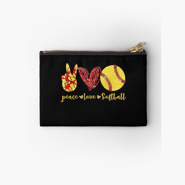 Item preview, Peace Love Softball Cute Softball Lovers designed and sold by SeyedshiNaia.