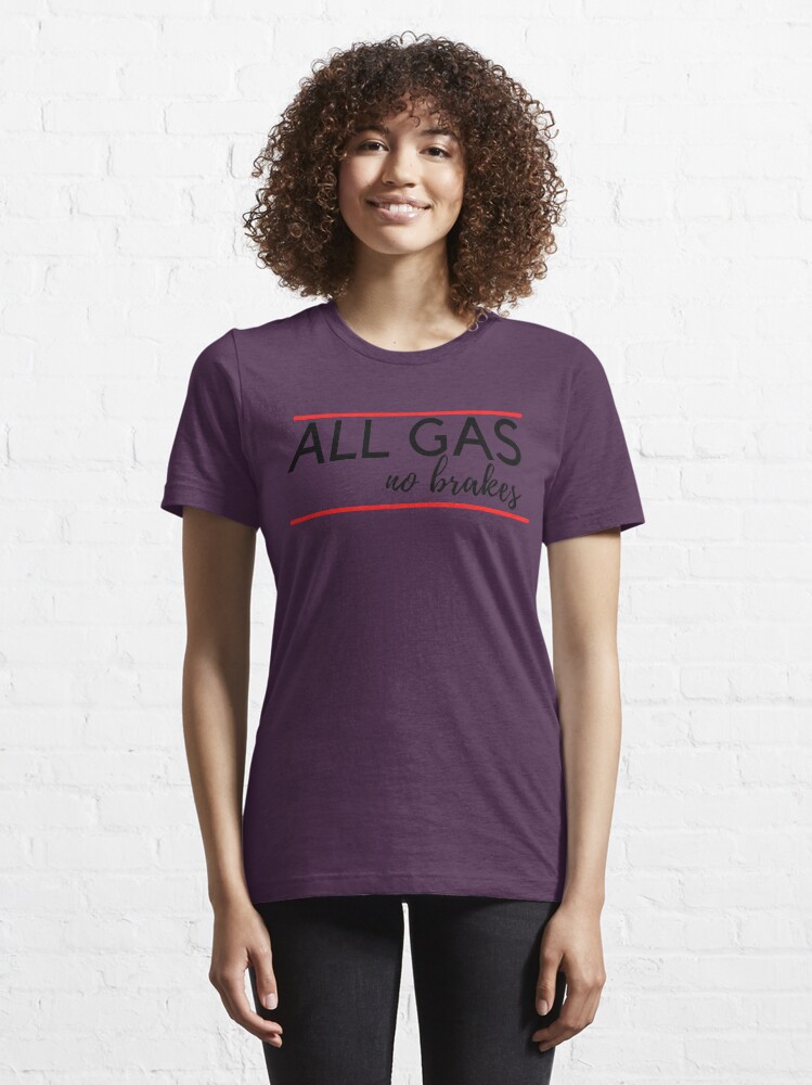 All GAS No Brakes Ny, Adult T-Shirt / 2XL - Pro Football - Sports Fan Gear | BreakingT