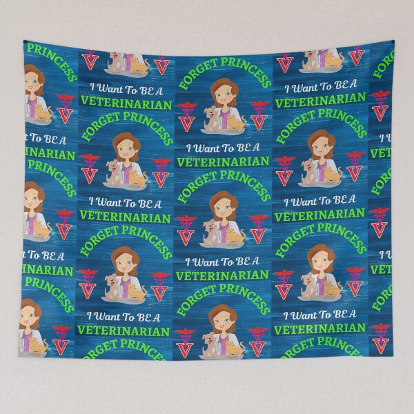 Item preview, Forget Princess I Want To Be Veterinarian designed and sold by WoodburyLake.