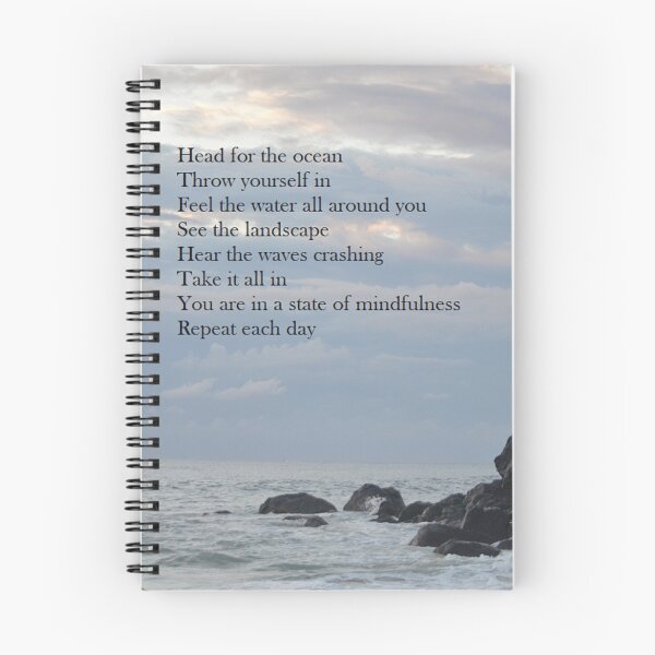 Item preview, Recipe for a Great Life - Ocean Mindfulness  designed and sold by SaltySurfgirl.
