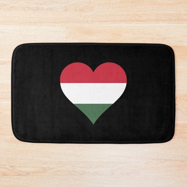 Item preview, Hungary Hungarian flag flag heart designed and sold by GeogDesigns.