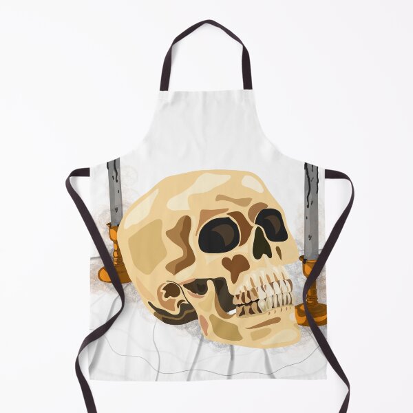 Item preview, Halloween Skull - white background designed and sold by Paolards.