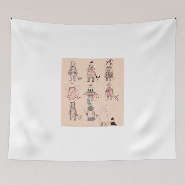 Item preview, paper dolls halloween designed and sold by Jessica Gadra.