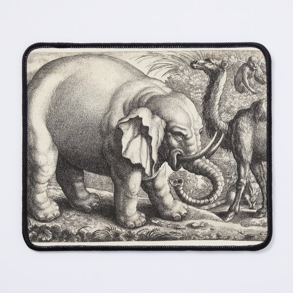 Item preview, Elephant and Camel by Wenceslas Hollar designed and sold by Amanda1775.