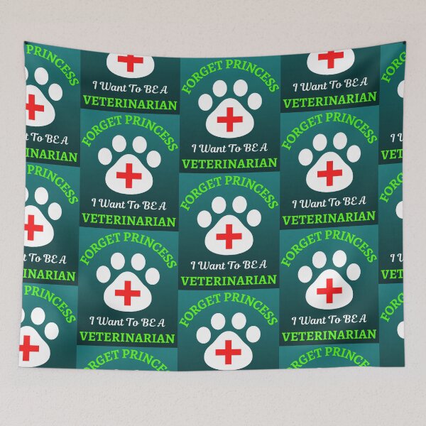 Item preview, Forget Princess I Want To Be Veterinarian designed and sold by WoodburyLake.