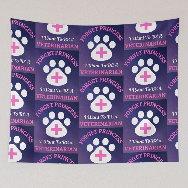 Item preview, Forget Princess I Want To Be Veterinarian designed and sold by WoodburyLake.