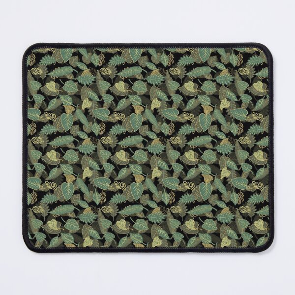 Item preview, Green Leaves With Golden Edges Pattern designed and sold by RafaelLima7.