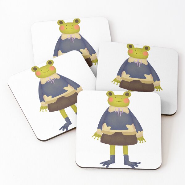 Item preview, Karla the frog in a cozy fall stars outfit designed and sold by jadefujiwara.