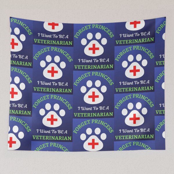 Item preview, Forget Princess I Want To Be Veterinarian designed and sold by WoodburyLake.