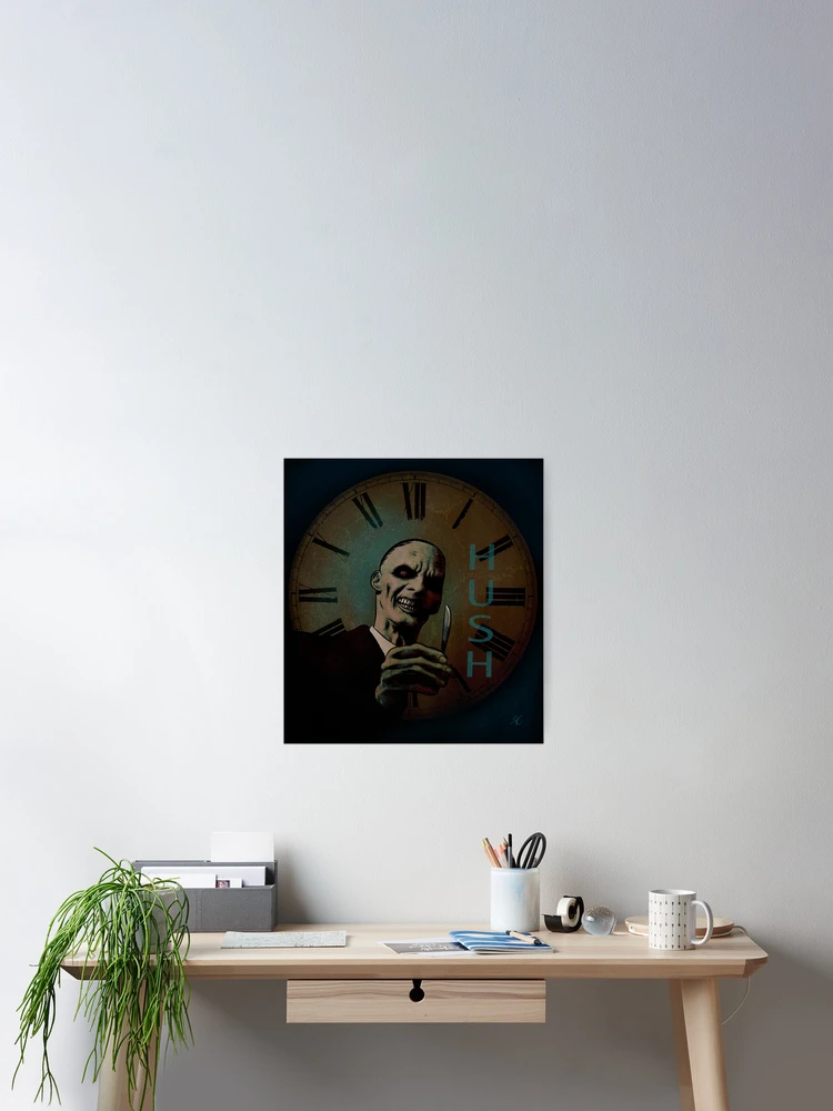 Thumbnail 2 of 3, Poster, Hush designed and sold by RGIllustrations.