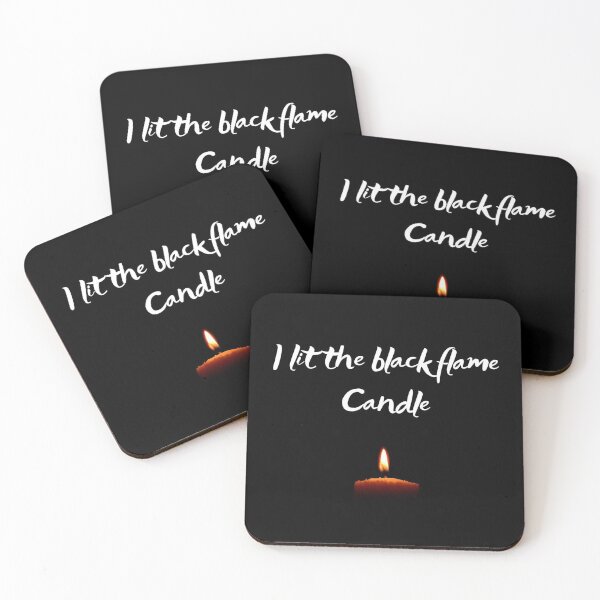 Item preview, I lit the black flame candle designed and sold by licorish1.