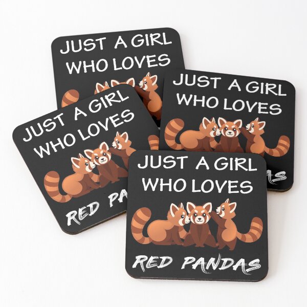 Item preview, Just A Girl Who Loves Red Panda designed and sold by sprintmoon.
