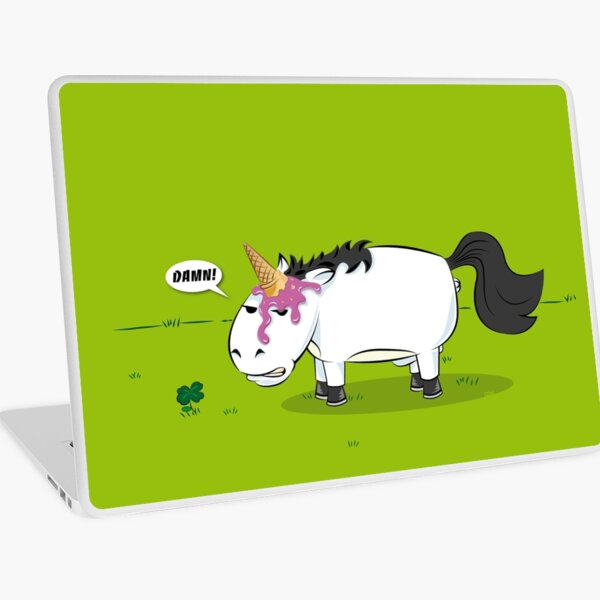 Damn! Bob, the Unlucky Horse! Laptop Skin