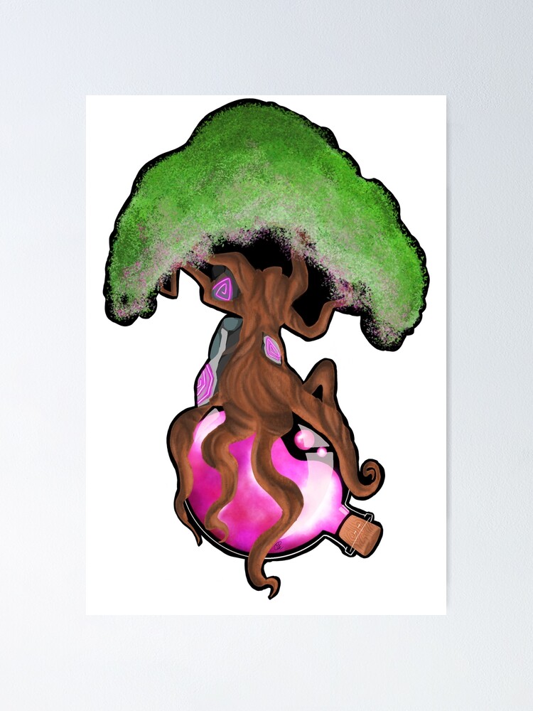 Thumbnail 1 of 3, Poster, Tree-Magic bottle-Stones-Magic designed and sold by Centy27.