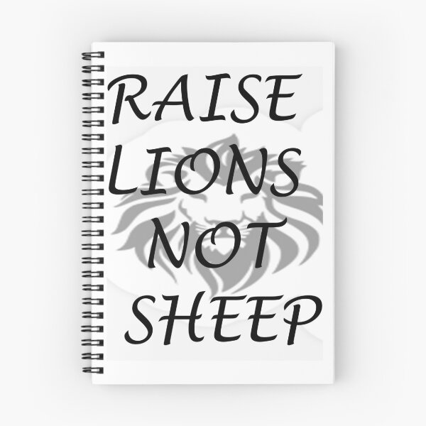 Item preview, raise lions not sheep designed and sold by larajonsene.