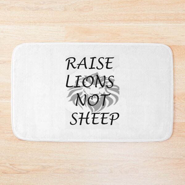 Item preview, raise lions not sheep designed and sold by larajonsene.
