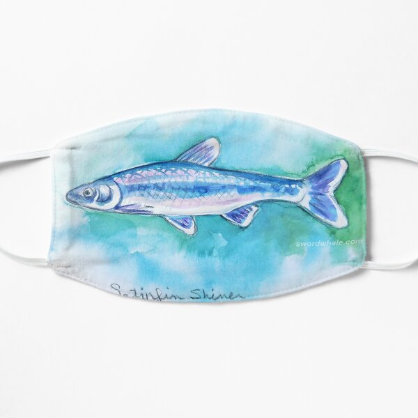 satinfin shiner Flat Mask