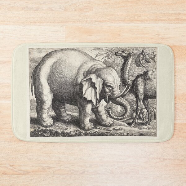 Item preview, Elephant and Camel by Wenceslas Hollar designed and sold by Amanda1775.