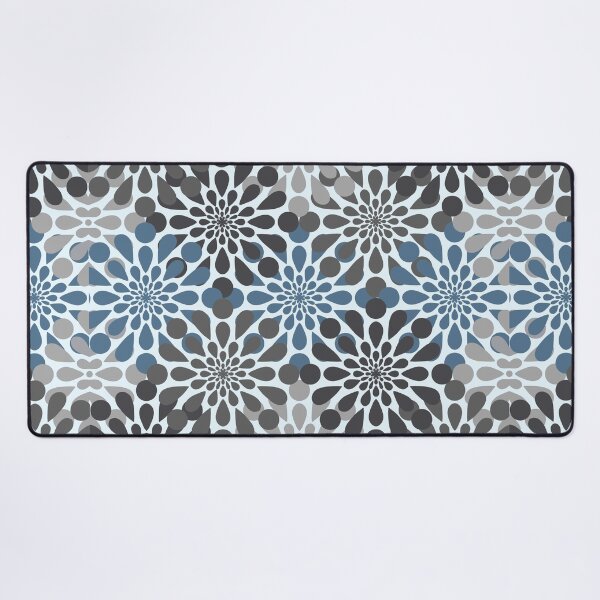Item preview, Blue and Gray Flower Pattern designed and sold by katiemarie2013.