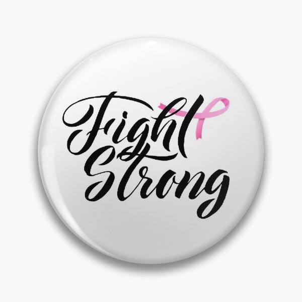 Item preview, Fight Strong Pink Ribbon - Breast Cancer designed and sold by WearWolfDesigns.