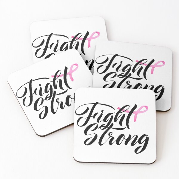 Item preview, Fight Strong Pink Ribbon - Breast Cancer designed and sold by WearWolfDesigns.