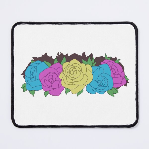 Item preview, Pansexual Pride Flower Crown designed and sold by celestialuka.