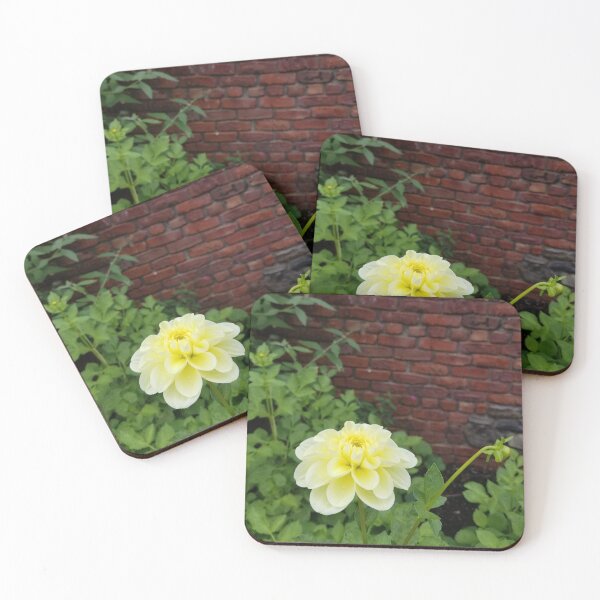 Item preview, Dahlia on Brick designed and sold by SecondsSunshine.