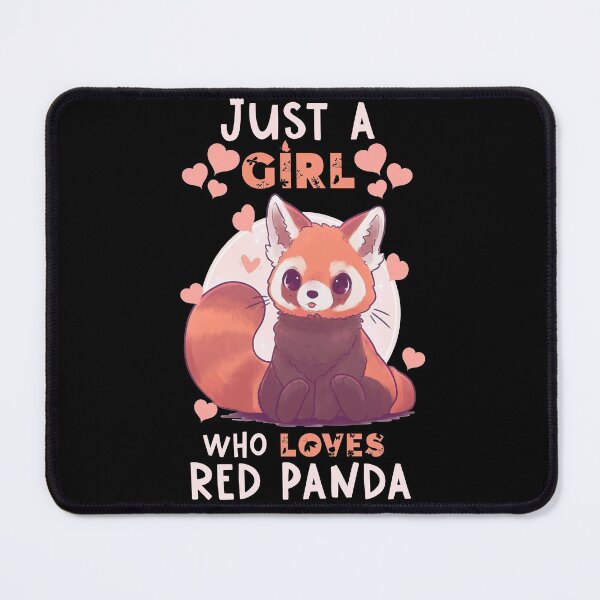 Item preview, Just A Girl Who Loves Red Panda designed and sold by sprintmoon.