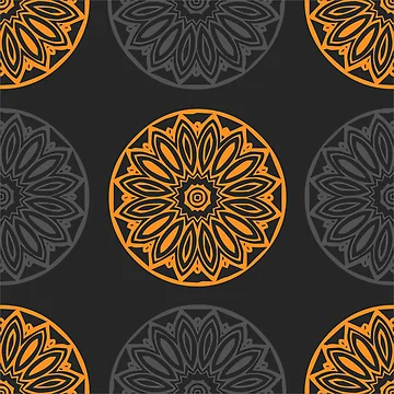 Artwork thumbnail, Magic Circles Pattern by RafaelLima7