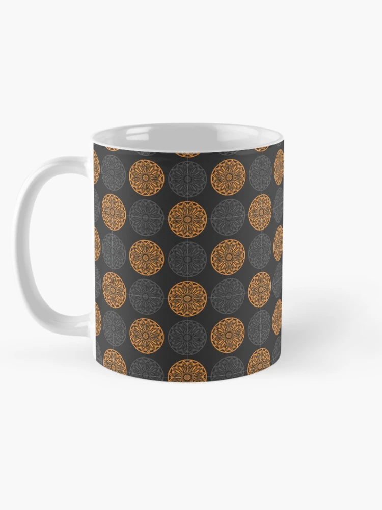 Thumbnail 5 of 6, Coffee Mug, Magic Circles Pattern designed and sold by RafaelLima7.